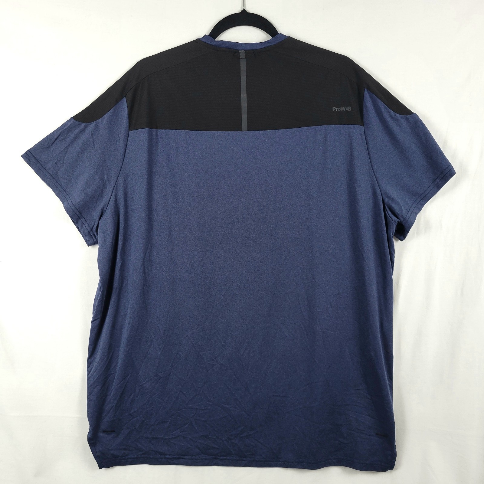 Spyder Active ProWeb Shirt Mens XXL Stretch Moisture Wicking Short Sleeve Blue