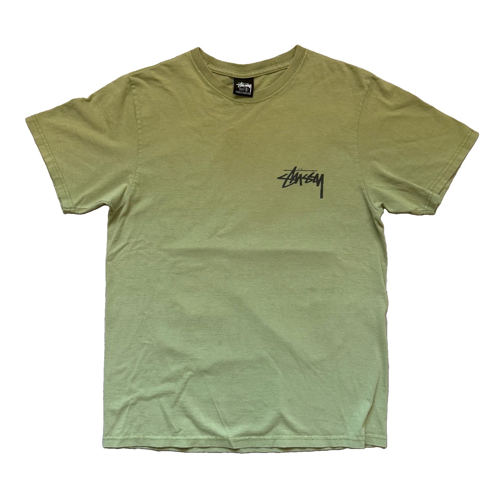 Stussy Shirt Mens Small Green Graphic Streetwear Skater Y2K