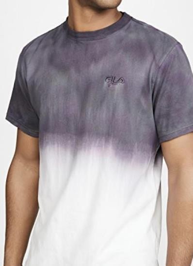 FILA FJELD Liva Gradient Tee In Rabbit/marshmallow Shirt Size M NEW $144