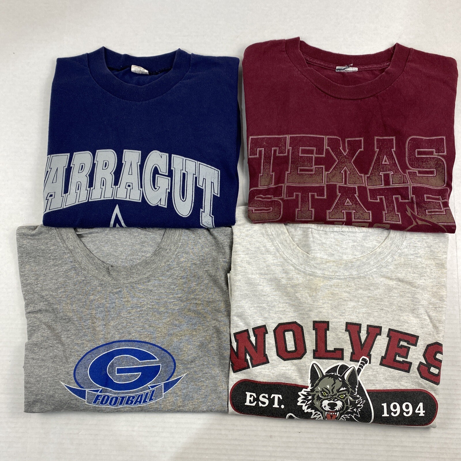 Wholesale Lot of 20 Men&rsquo;s Sports Tee Shirts (Size Breakdown in Desc)