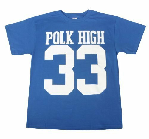 Adult Blue TV Show Married with Children Polk High 33 Football T-shirt Tee