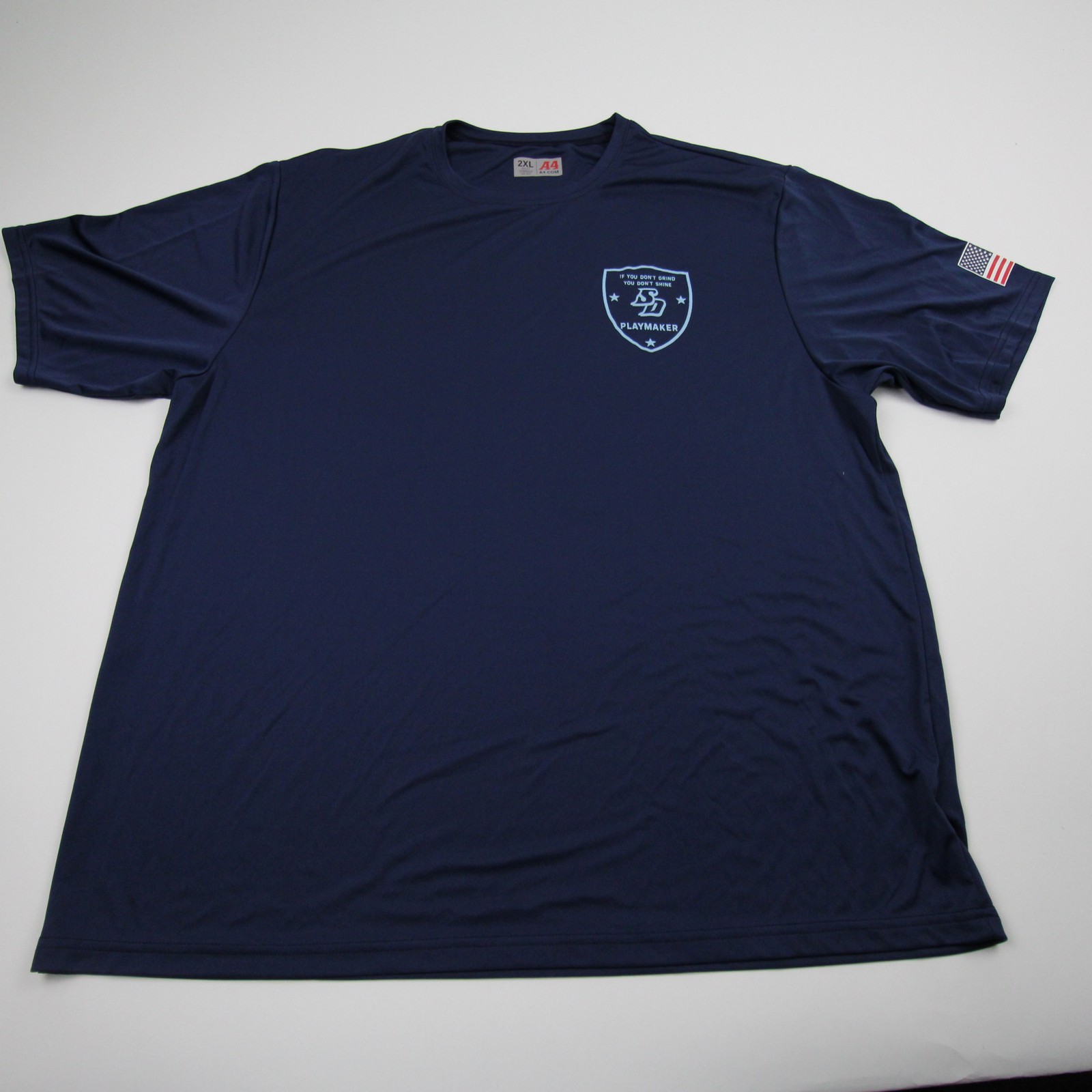 A4 Short Sleeve Shirt Men&rsquo;s Navy New without Tags 3XL