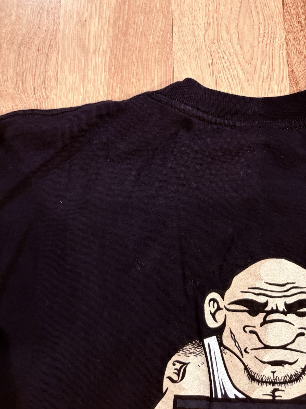 Vintage 2000s JNCO Five-0 Mugshot Black Shirt EXTREMELY RARE Size Medium See HTF