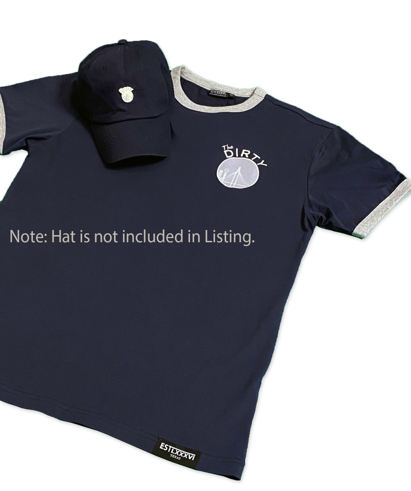 Ringer Tee to Match Air Jordan 3 Retro « Midnight Navy » Georgetown – The Dirty D