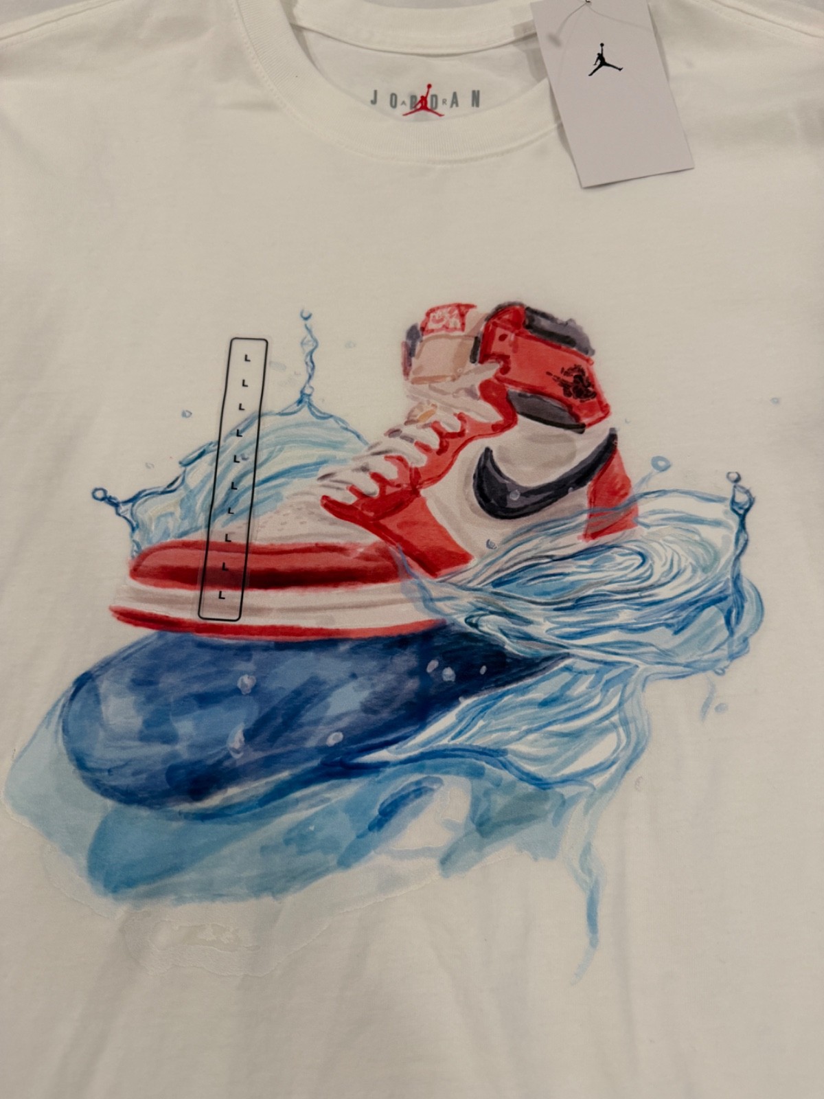NWT Nike Air Jordan Flight Essentials AJ1 Graphic White T-Shirt Men’s Sz LNWT