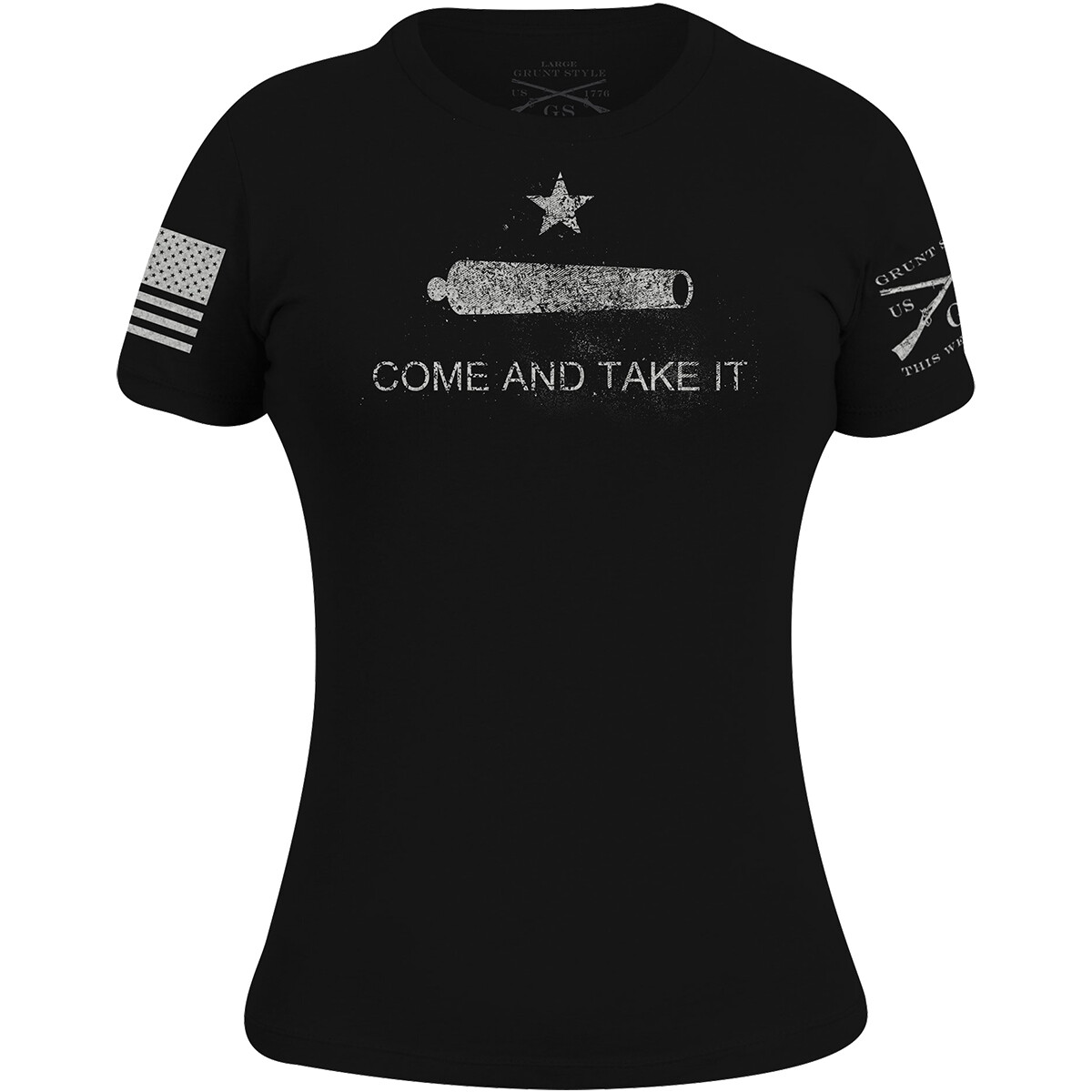 Grunt Style Women&rsquo;s Come And Take It T-Shirt – Black