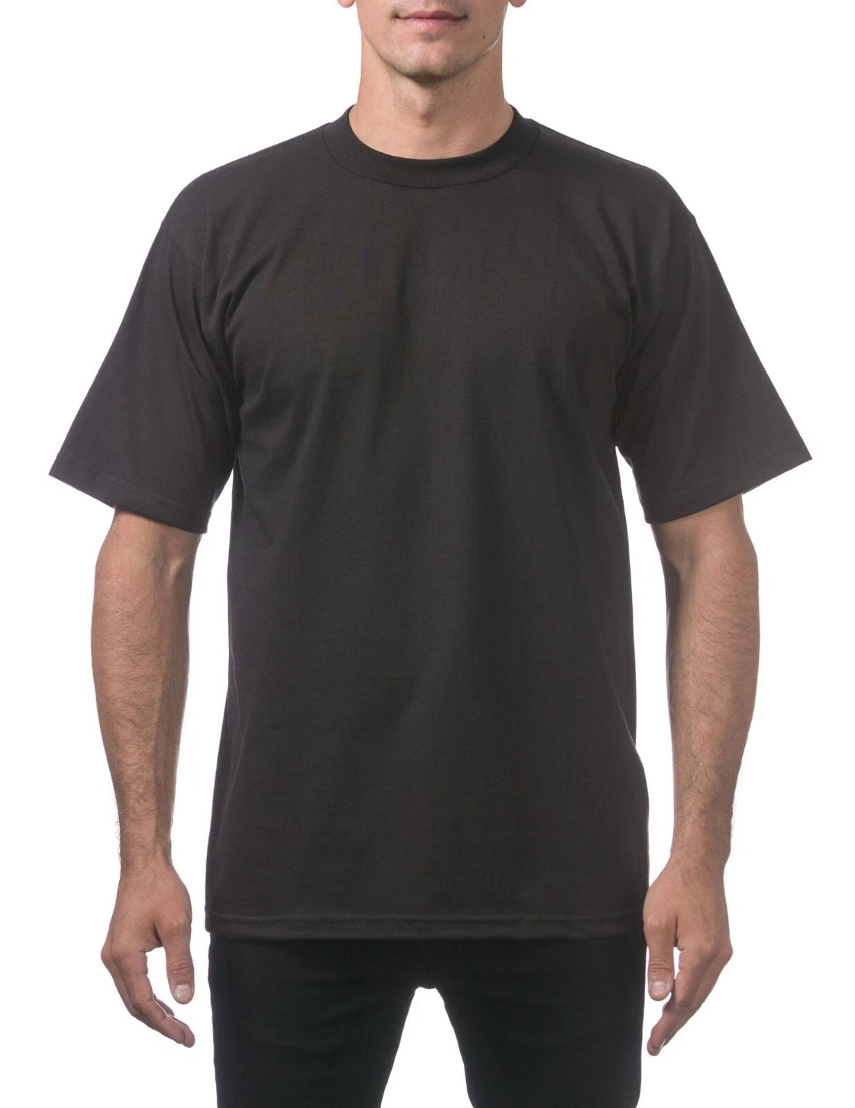 Pro Club Men&rsquo;s Heavyweight Cotton Short Sleeve Crew Neck T-Shirt