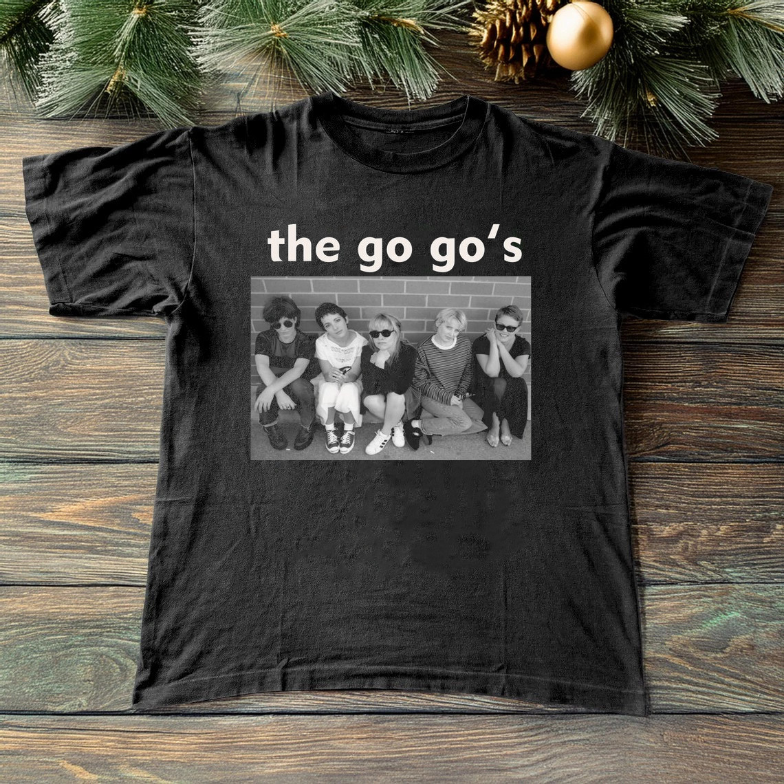 NEW! The Go-Go&rsquo;s Black Cotton Shirt Full size S-5XL CL394