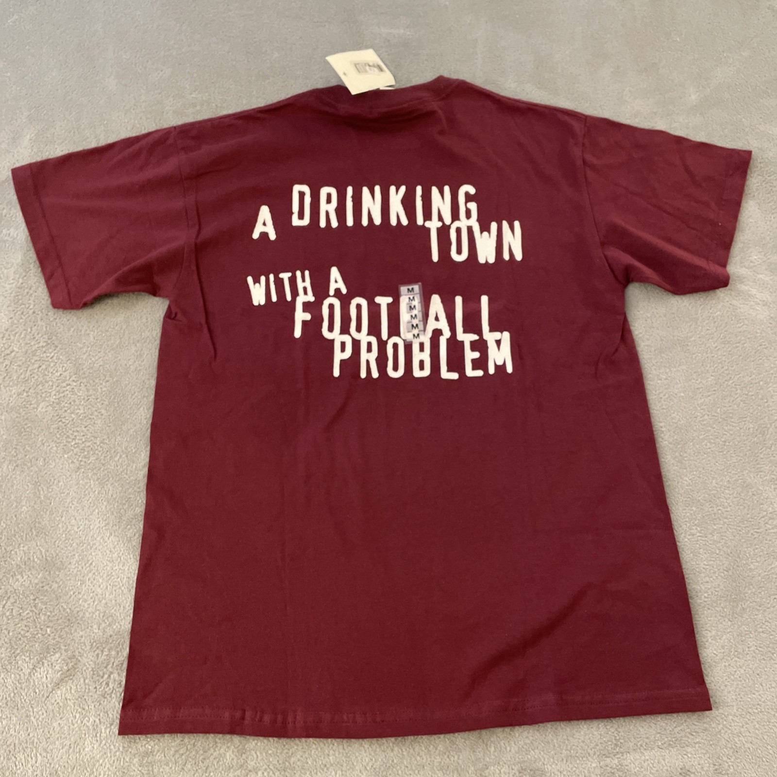 New Blacksburg Virginia A Drinking Town With a Football Problem T Shirt Men&rsquo;s M