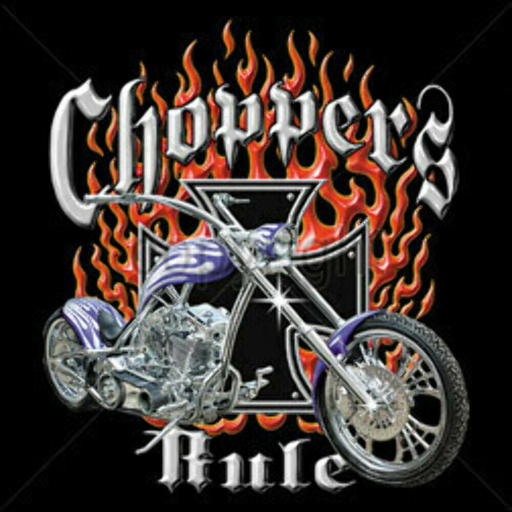 Adult DryBlend® T-Shirt – ( CHOPPERS RULE)