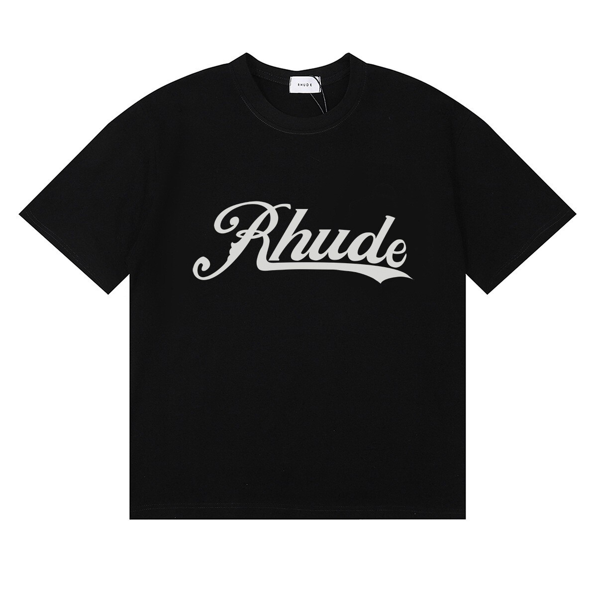 NEW RHUDE Men Women High Quality Leisure Cotton Short Sleeve POLO T-Shirt M-2XL