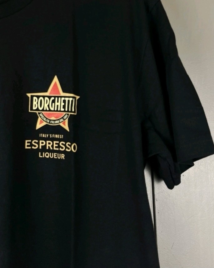 NEW Borghetti Liqueur Espresso Yourself Mens Shirt 2XL Italy Finest Graphic Logo