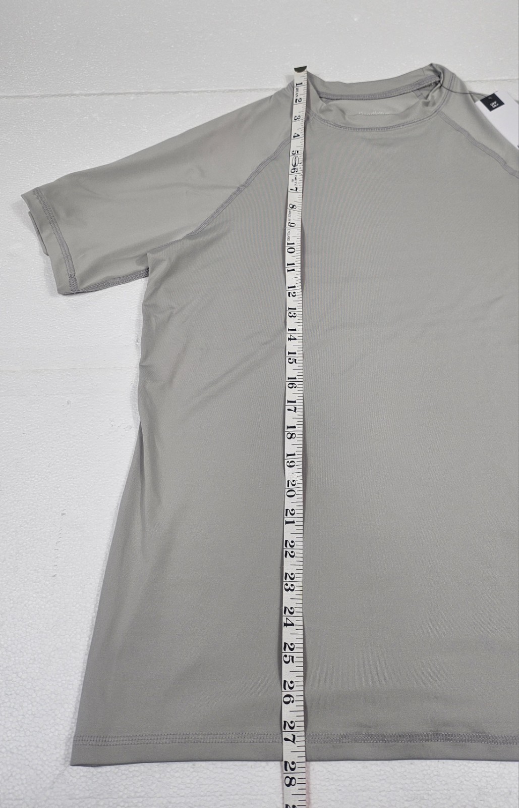 Men&rsquo;s Short Sleeve Shirt Medium Mesh Light Gray UPF50+ Quick Dry Goodfellow