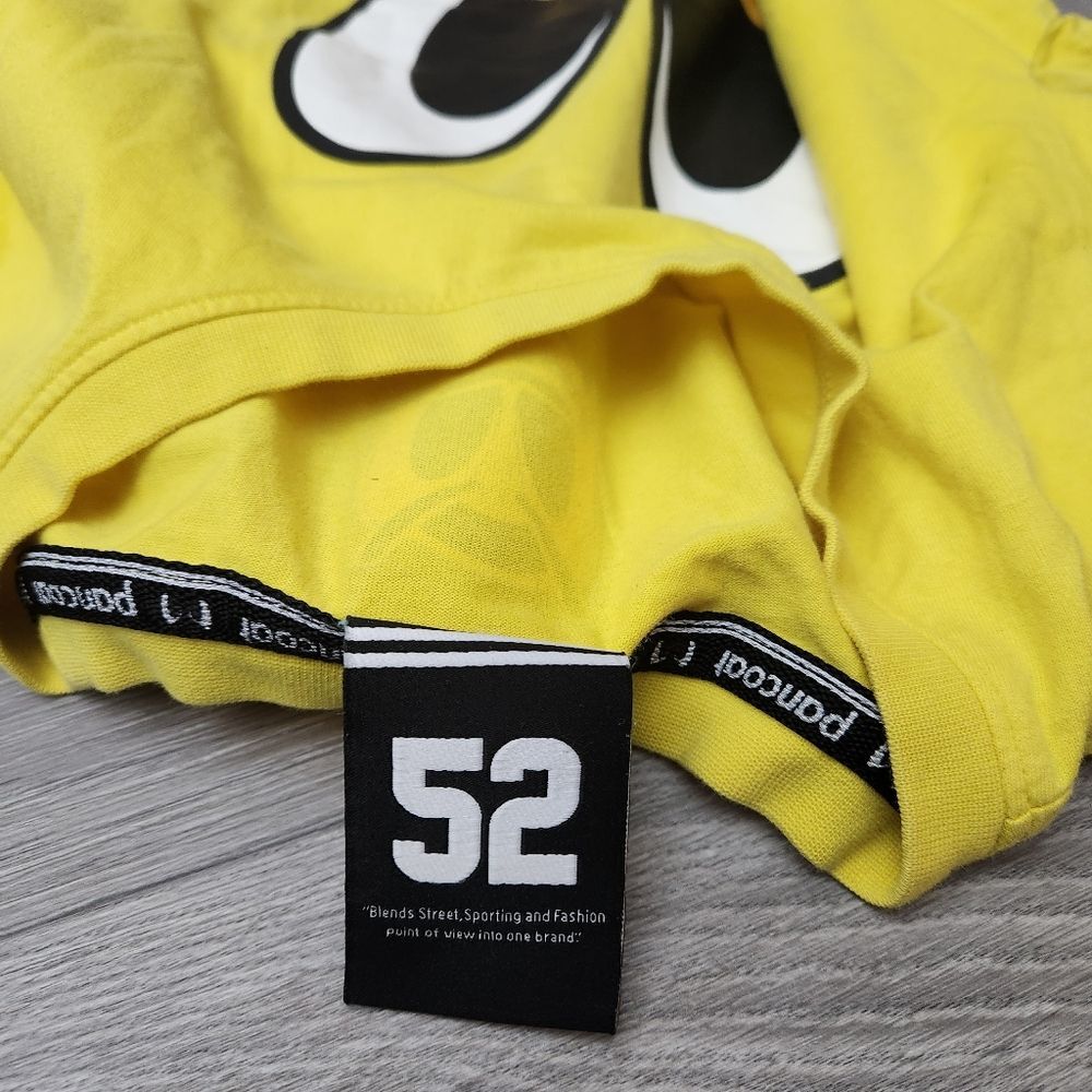 PEACOAT Yellow Shirt Size XS Duck Popeyes Pancoa Street Animal K-Pop Korean