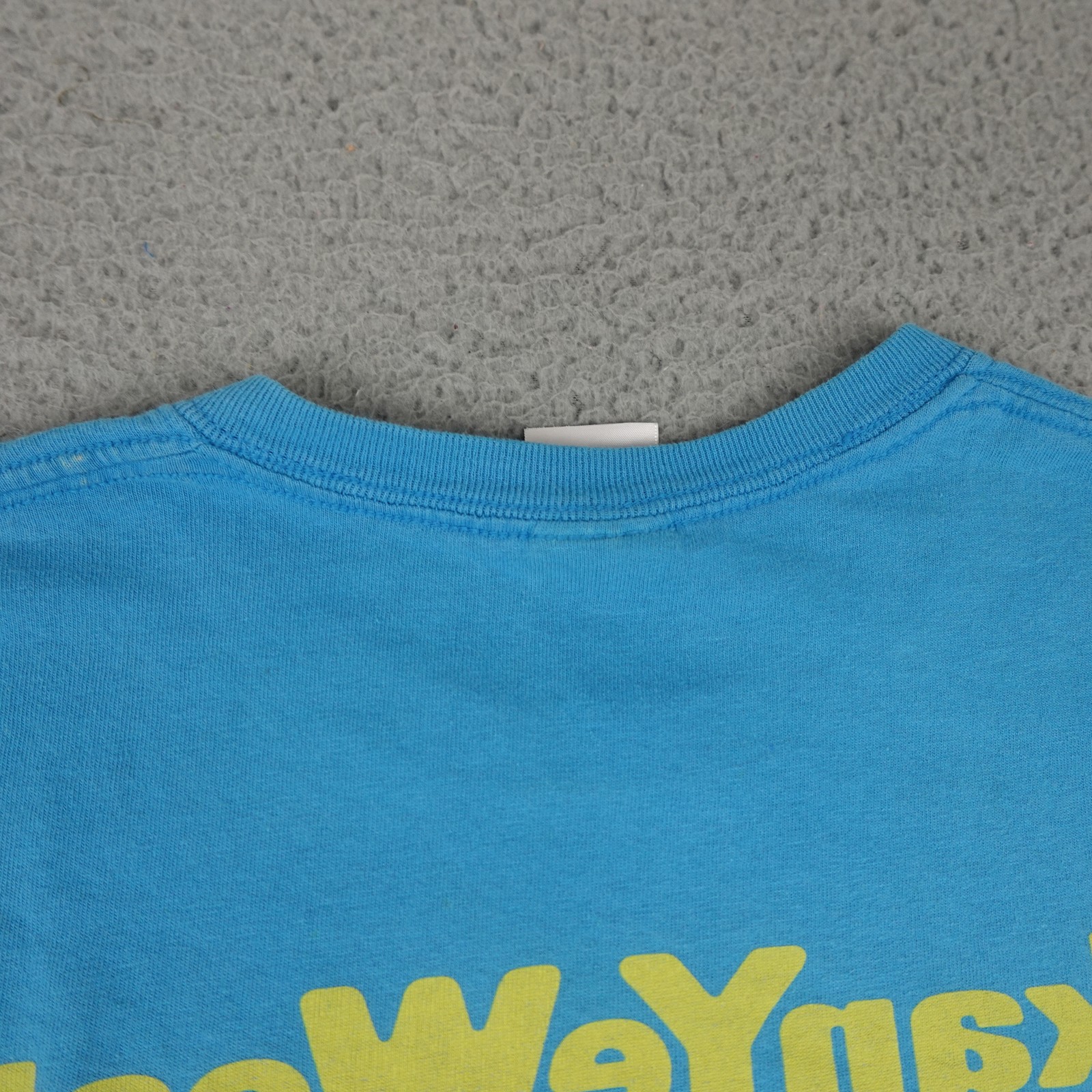 Kanye West Glow In The Dark Tour Shirt Mens Small Blue Takashi Murakami 2009 Tee