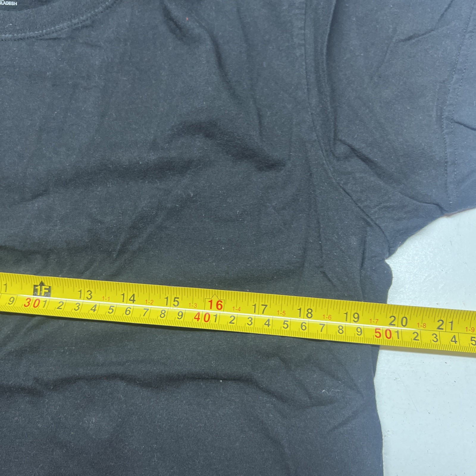 Sada Men’s Tee Shirt Crewneck Black Cotton Short Sleeve Medium