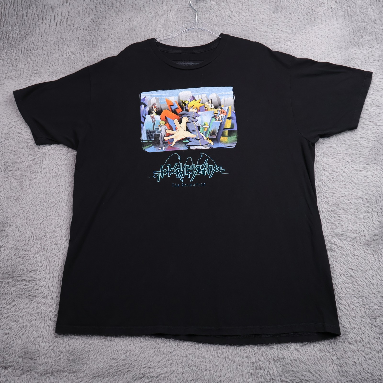 The World Ends With You The Animation T-Shirt Mens XXL Cotton Square Enix