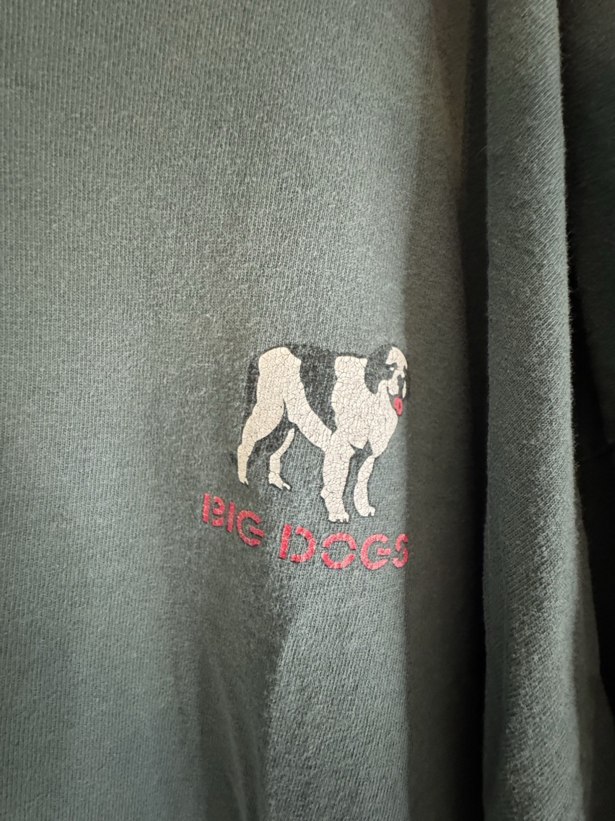 Big Dogs Tee Shirt Big Woods Stiff Shafts Vintage Y2K 3XL? Green