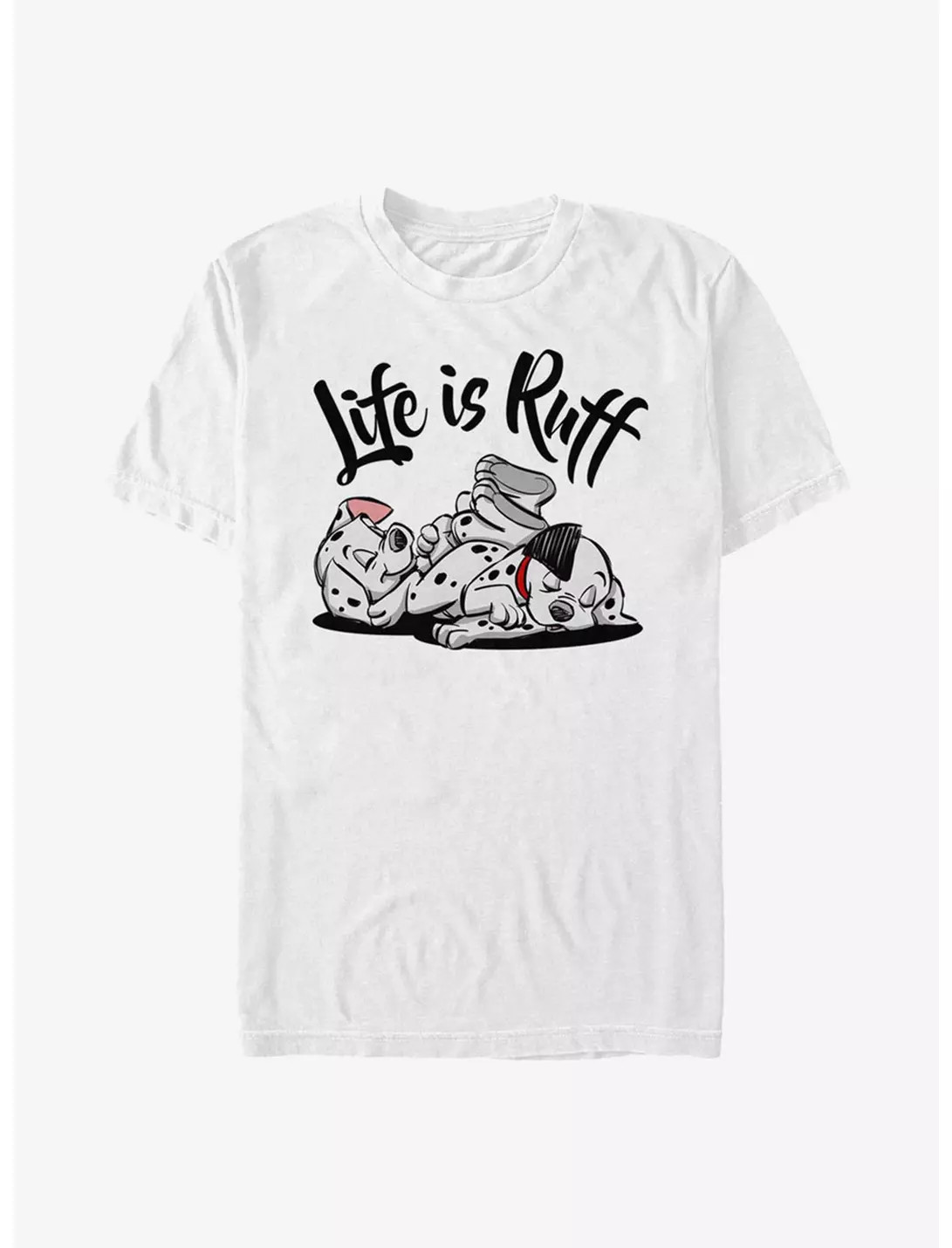 Disney 101 Dalmatians Life Ruff White T-Shirt