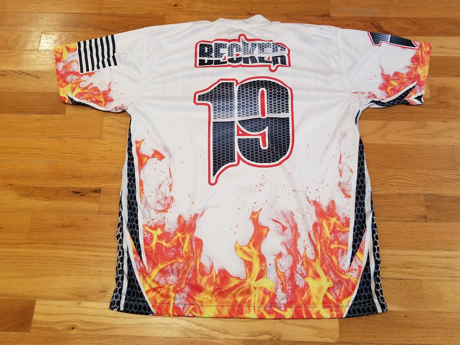 megadeath Inferno Becker 19 shirt jersey top no tag, size L large?