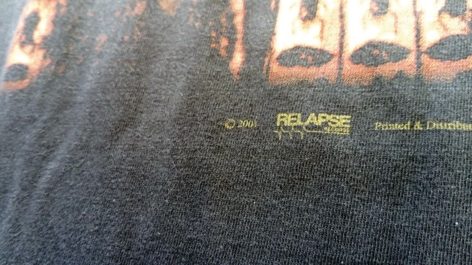 Nile Amongst the Catacombs of Nephren-Ka RARE Shirt 2001 Morbid Angel Death