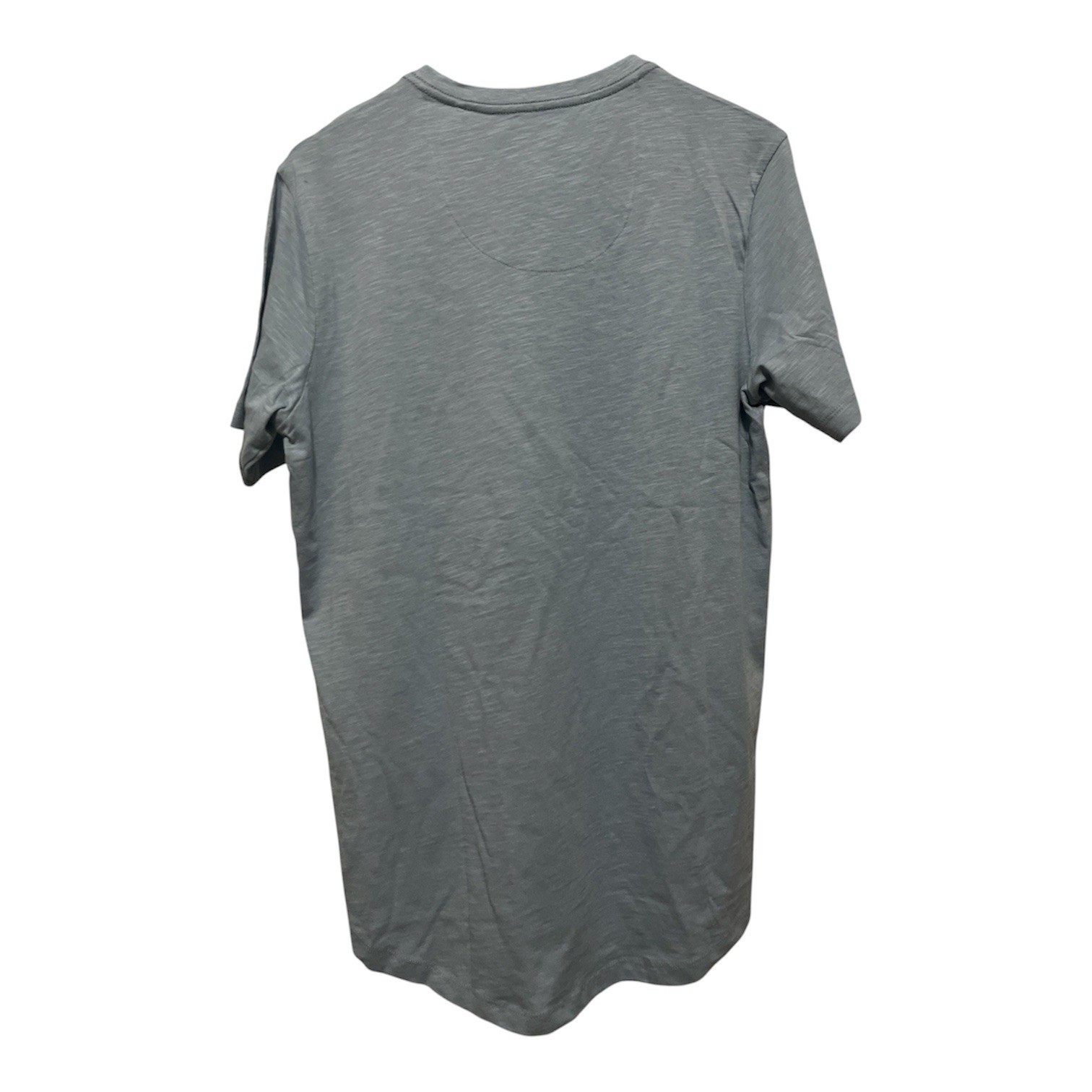 Free Planet Men&rsquo;s Solid Gray V-Neck Pocket Short Sleeve T-Shirt Size M Regular