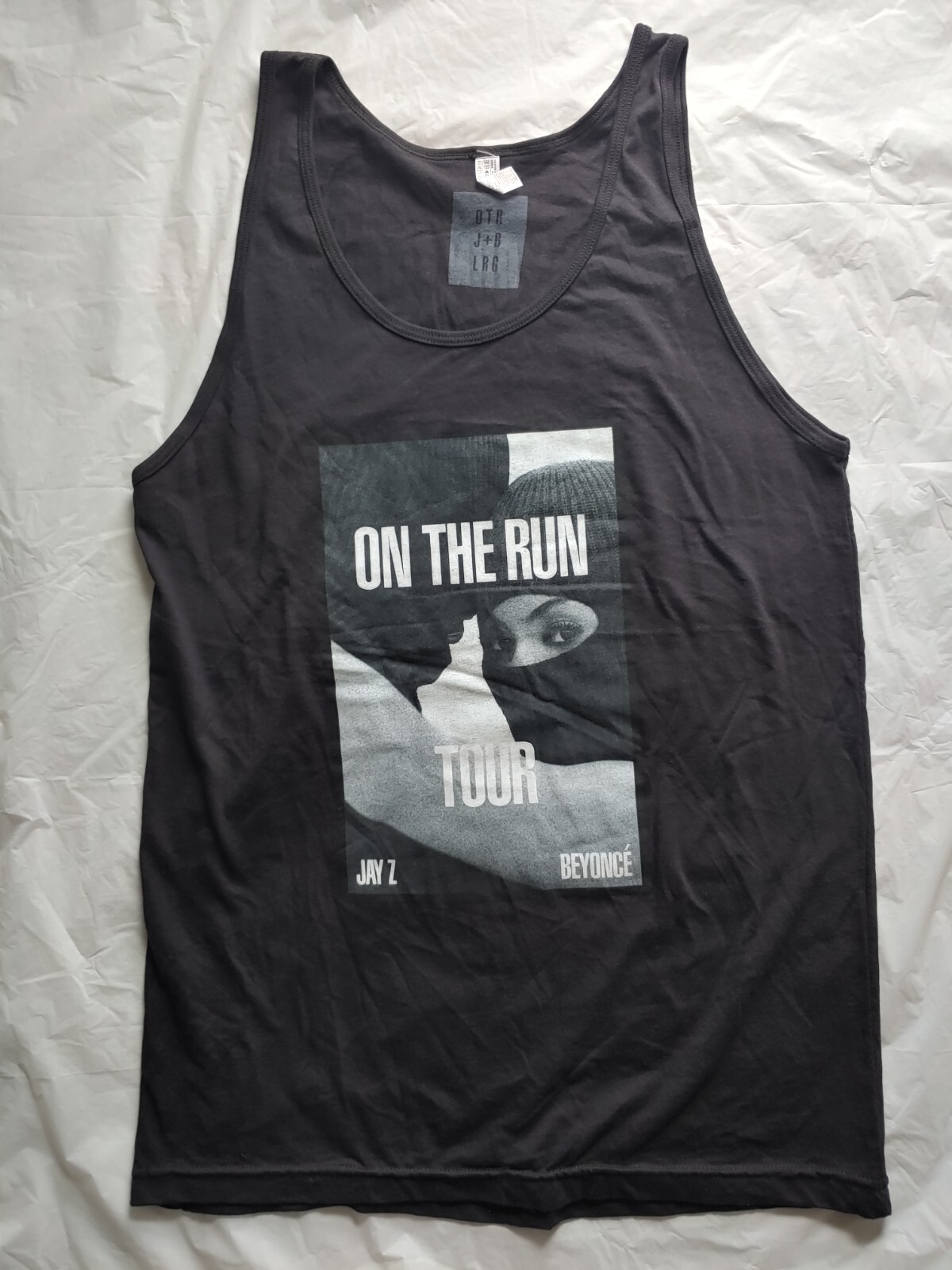Jay Z + Beyoncé On The Run Concert Tour 2014 Tank Top T-Shirt – Size Large / L
