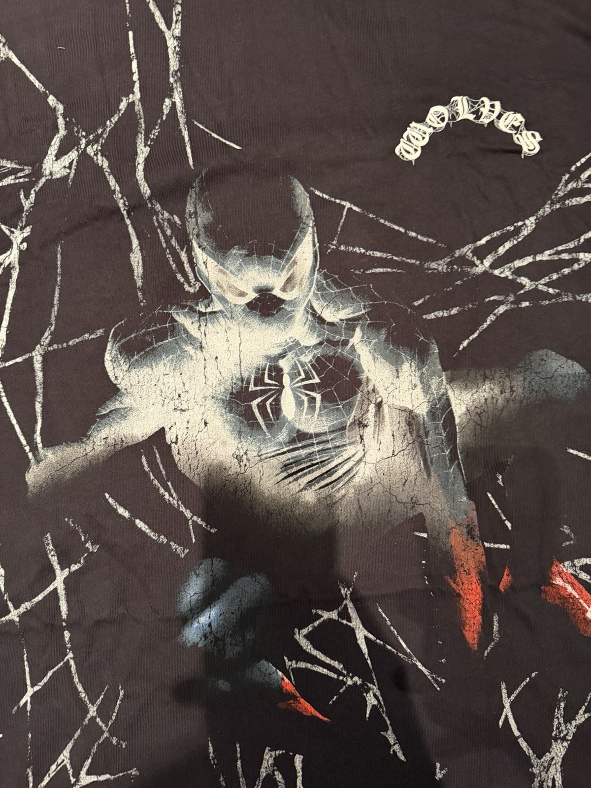 Darc Sport Marvel negative spider man collab side by side tee, Size L. Brand new