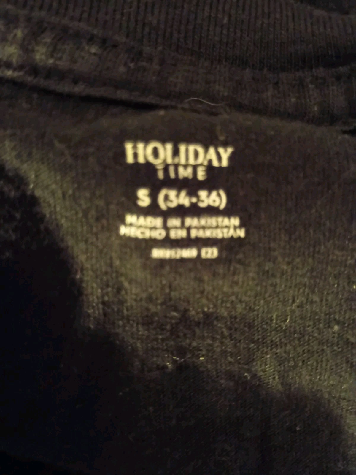 Holiday Time Mens Christmas Naughty Nice Checklist Graphic Tee Black Size SM