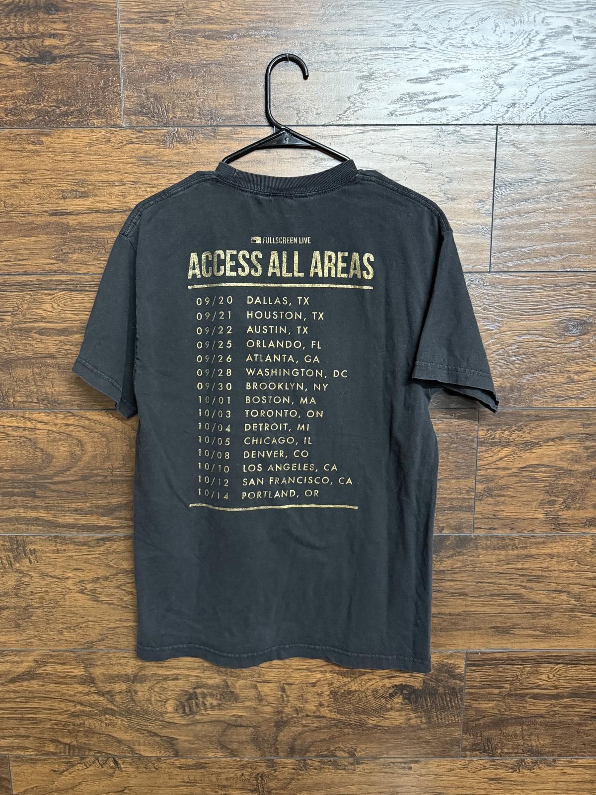The AAA Girls T-shirt Access All Areas Tour Tee M