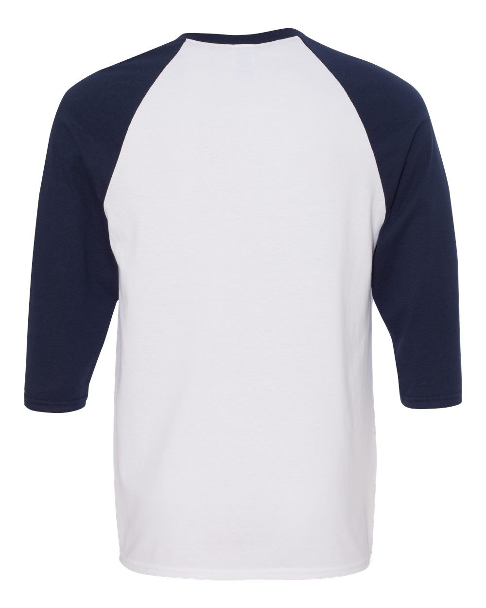 Gildan Adult Heavy Cotton Three-Quarter Raglan Sleeve Stylish Plain T Shirt M