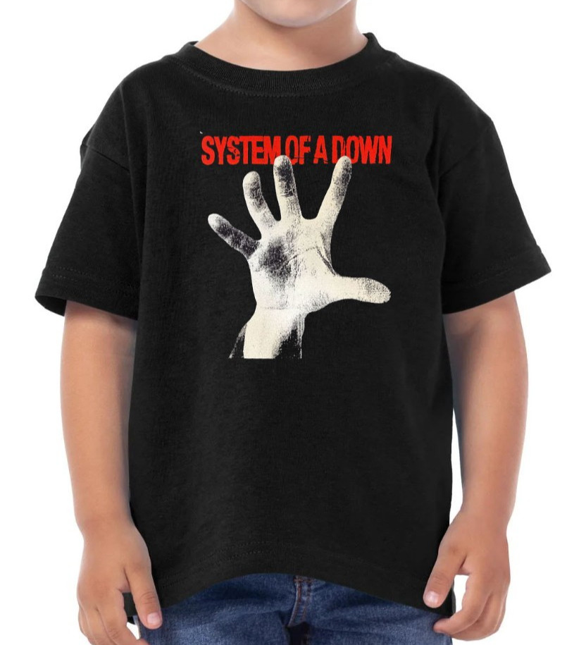System of a Down Heavy Metal Band Toddler&rsquo;s Black T-Shirt
