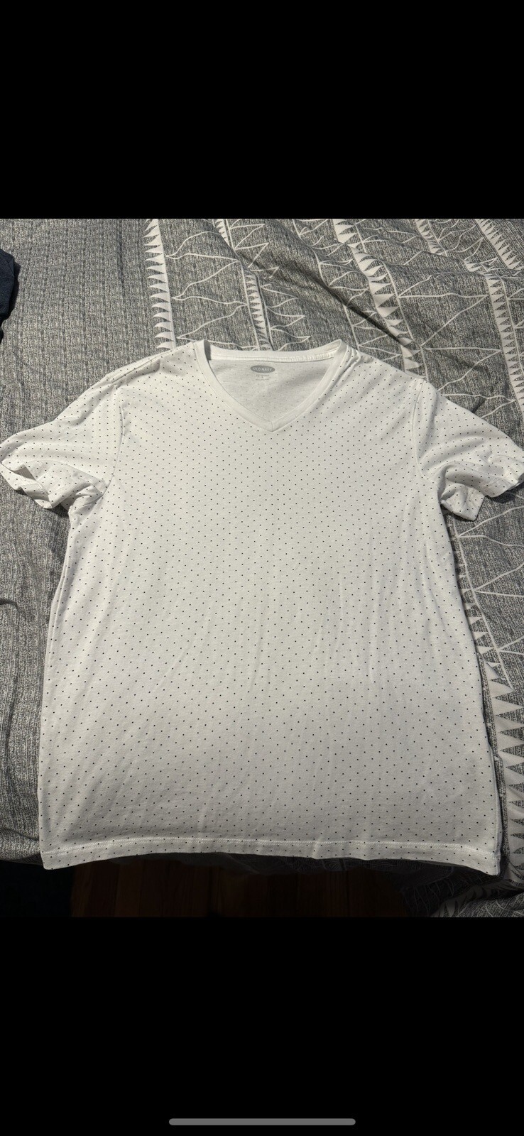 Small Polka Dot V Neck