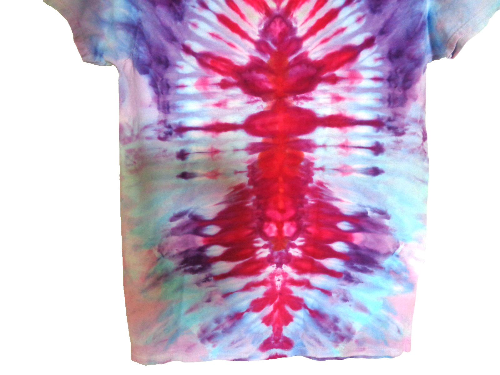 Tie Dye T-Shirt Hand Dyed Homemade Adult Unisex Size Medium Short Sleeve