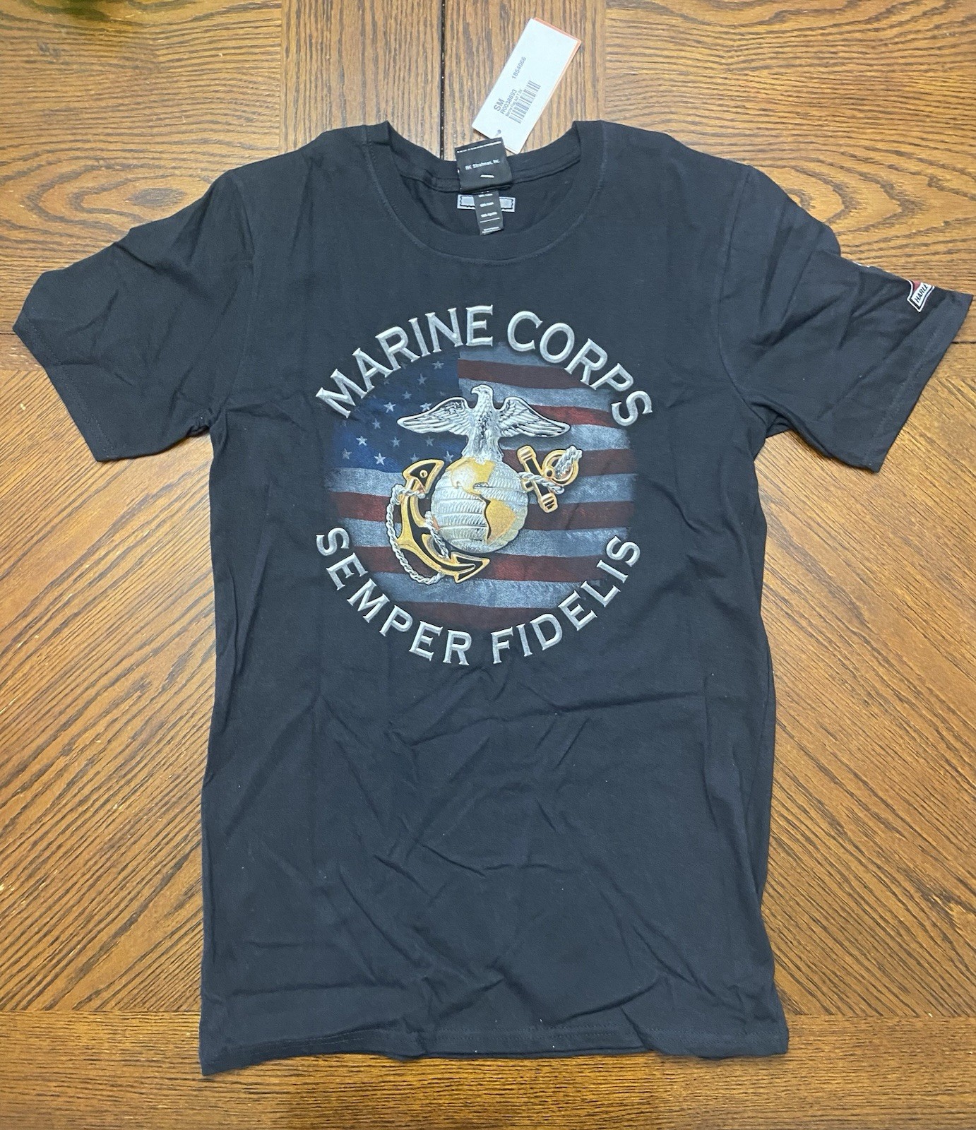 New Harley-Davidson T-Shirt, Black,with 117 CI motor Screaming Eagle
