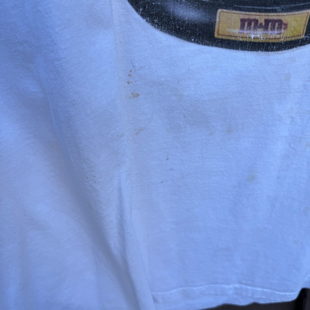 Vintage Pro Athletic M&M&rsquo;s Graphic White Tee Size 3X