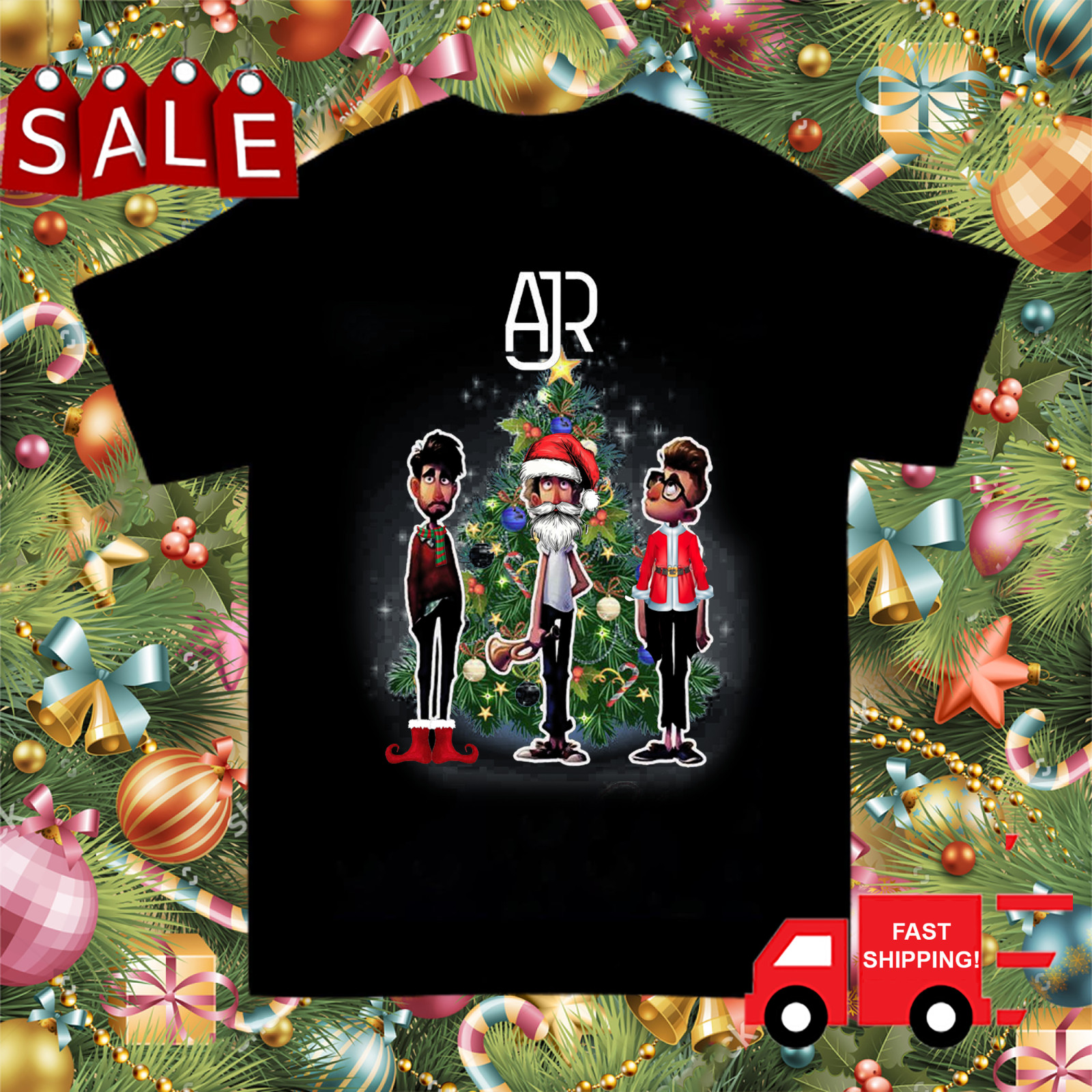 AJR Band Christmas Tree Gift For Fan All Size S to 5XL T-shirt