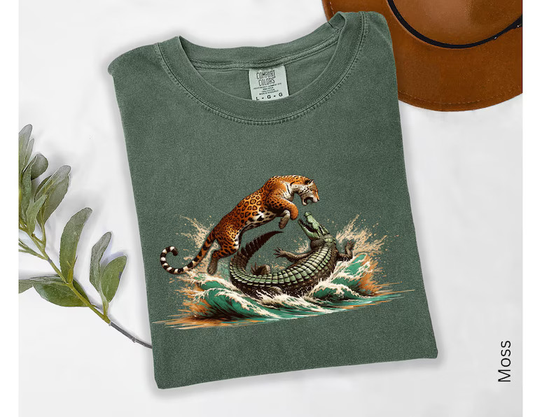 Jaguar Big Cat Wildlife Animal Comfort Tee