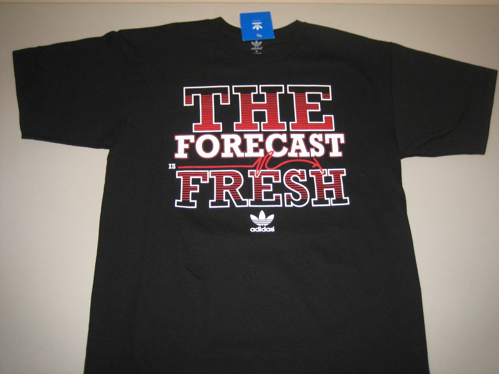 Adidas Originals “The Forecast Is Fresh” Trefoil Graphic T-Shirt Men&rsquo;s XL BNWT