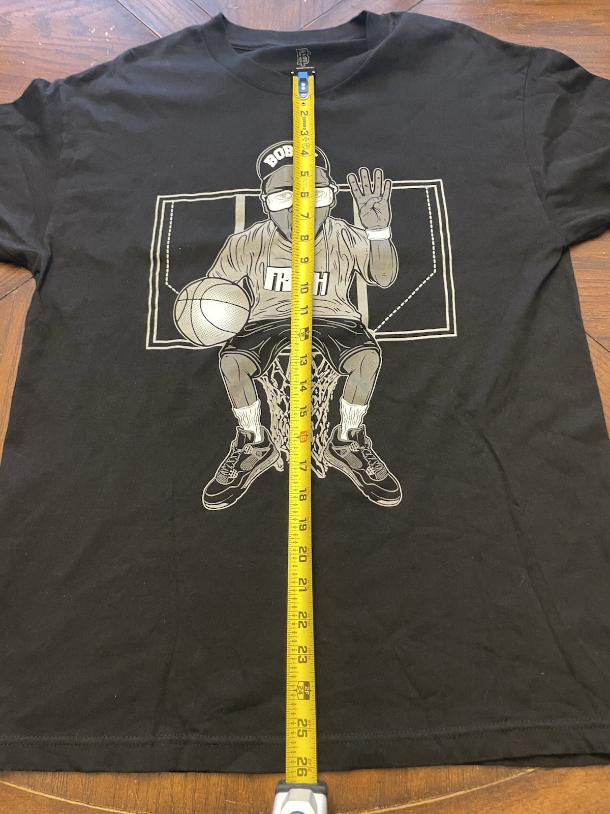 Bobby Fresh Spike Lee Mars Jordan Men’s L Black TShirt NBA Hip Hop