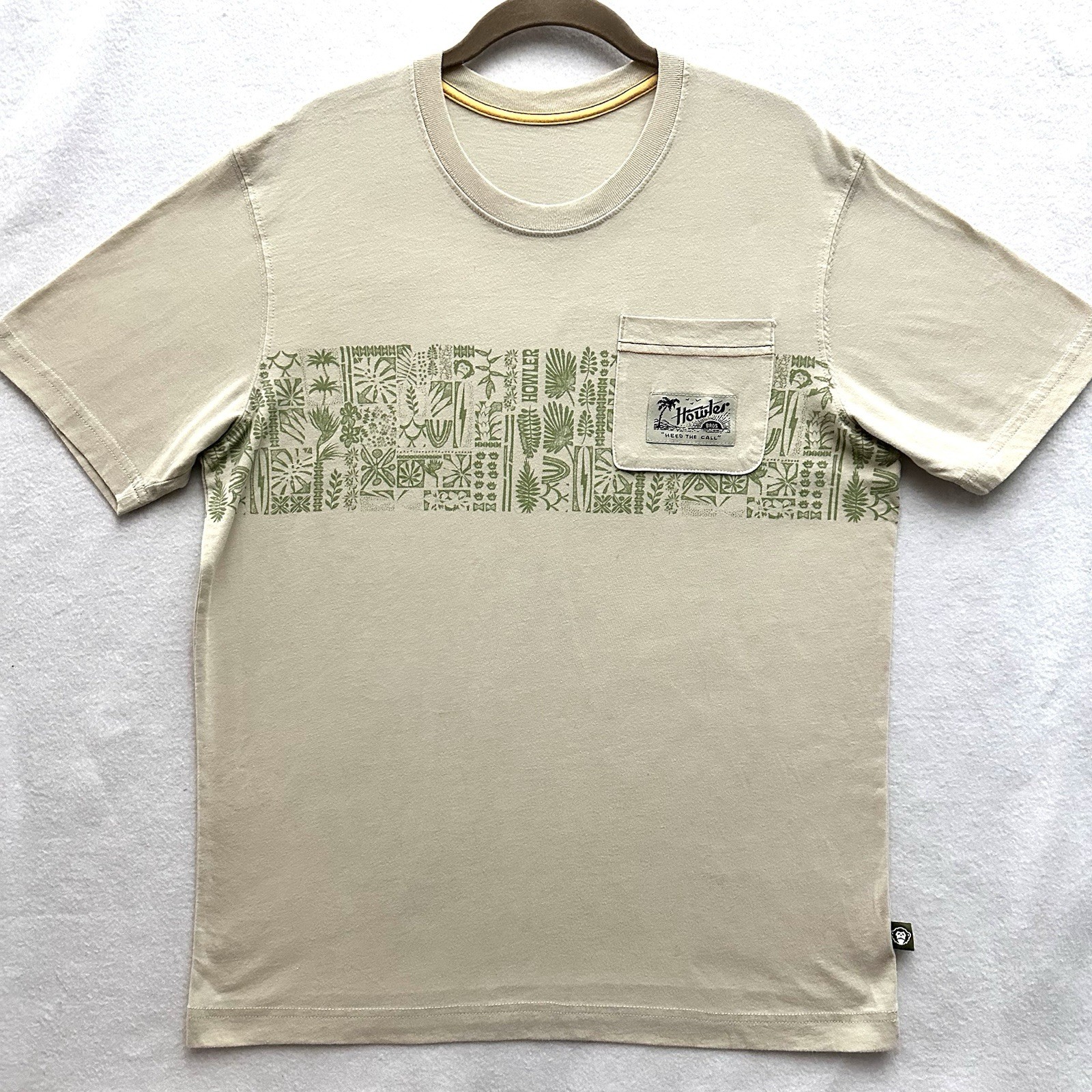 Howler Brothers Select Pocket T-Shirt M Medium Logo Cotton Bros Heed The Call