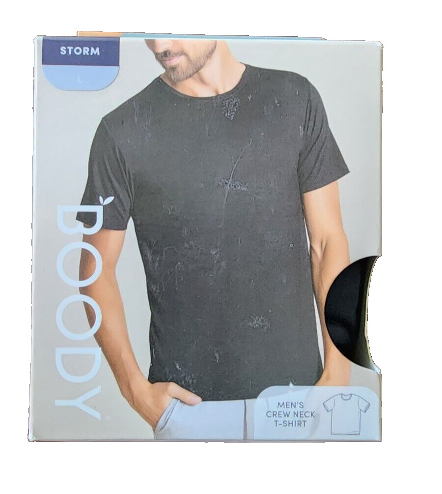New Body Men&rsquo;s Crew Neck T-Shirt Storm Color Size Large 34”-36”