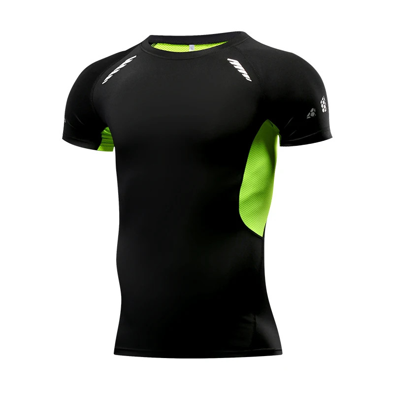 Men&rsquo;s Compression Top, Breathable Moisture Wicking Workout T-shirt For Outdoor S