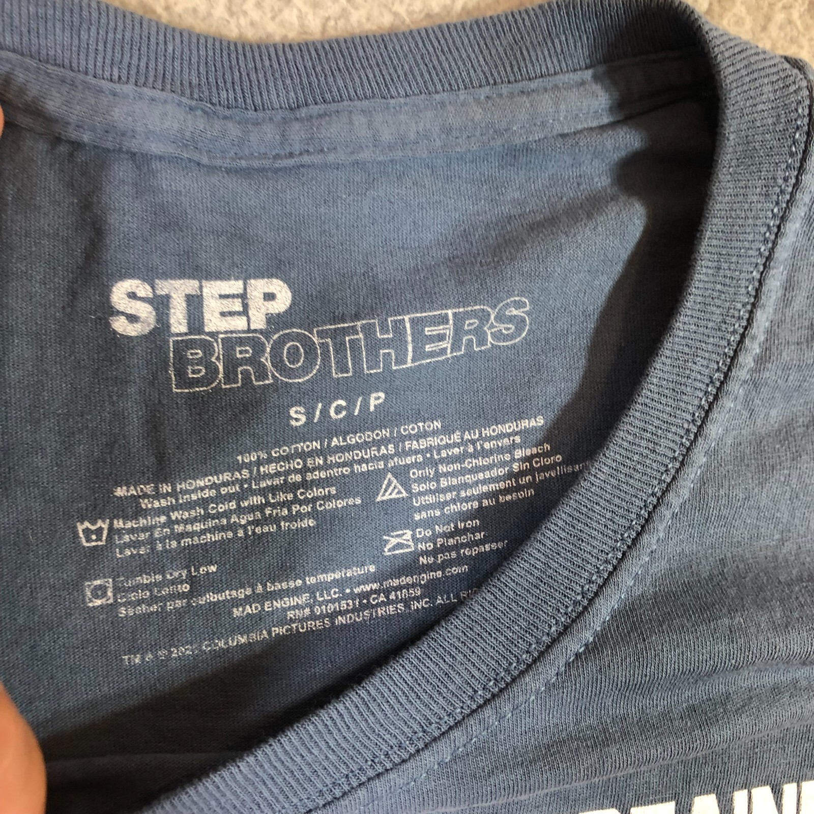 step brothers T Shirt Mens S gray slate movie will ferral