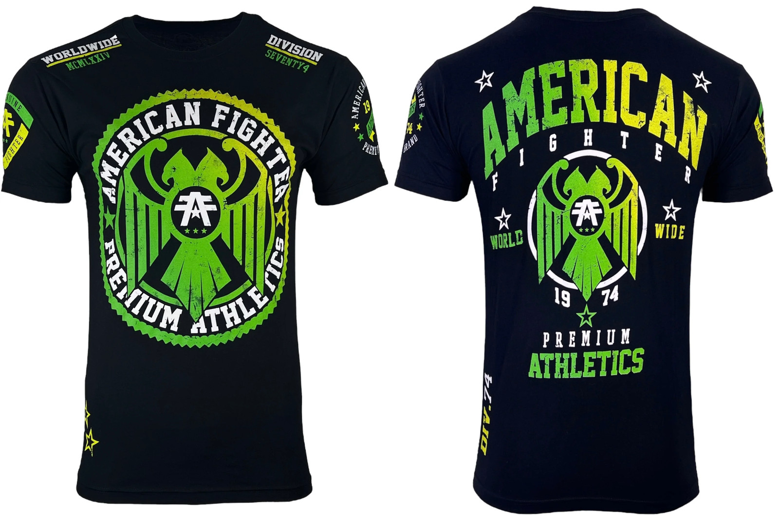 American Fighter Men&rsquo;s T-shirt Anderson Black Athletic XS-5XL