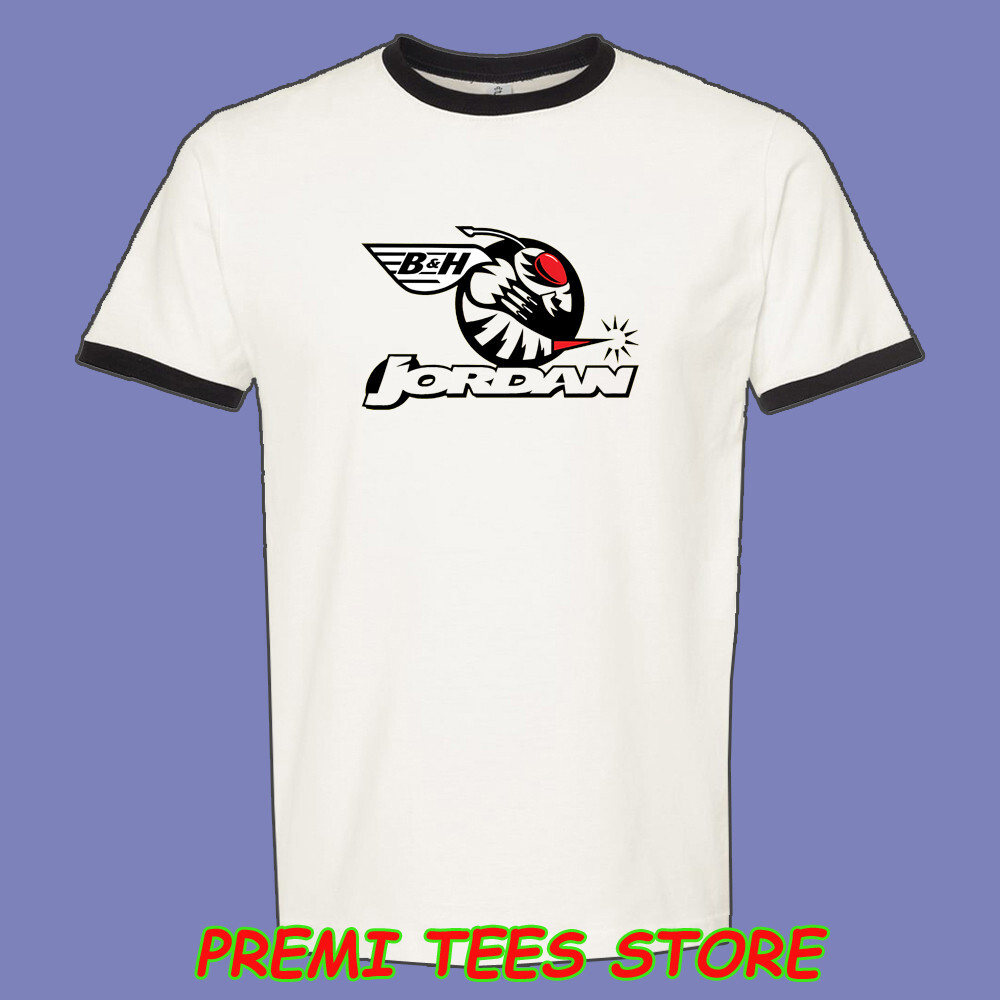 Jordan Racing Team Men&rsquo;s Ringer Black Size S to 3XL