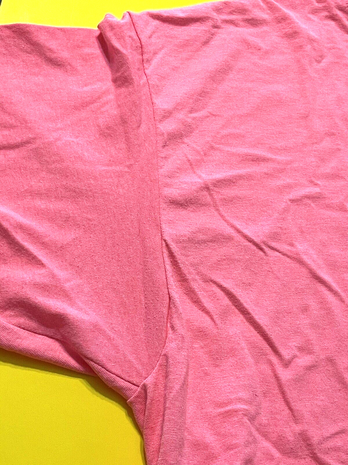 DoorDash Front & Back Food Delivery Driver NEON PINK Short Sleeve 2XL Shirt RARE