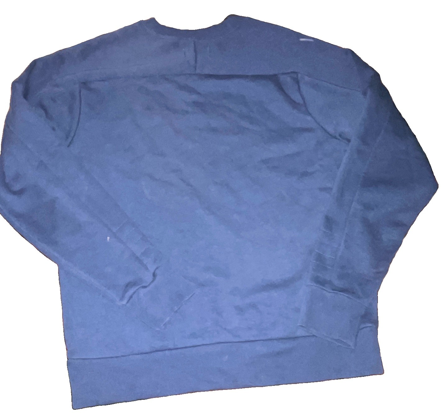 Pact Organic Cotton Sweatshirt M Blue Long Sleeve Pullover Pockets