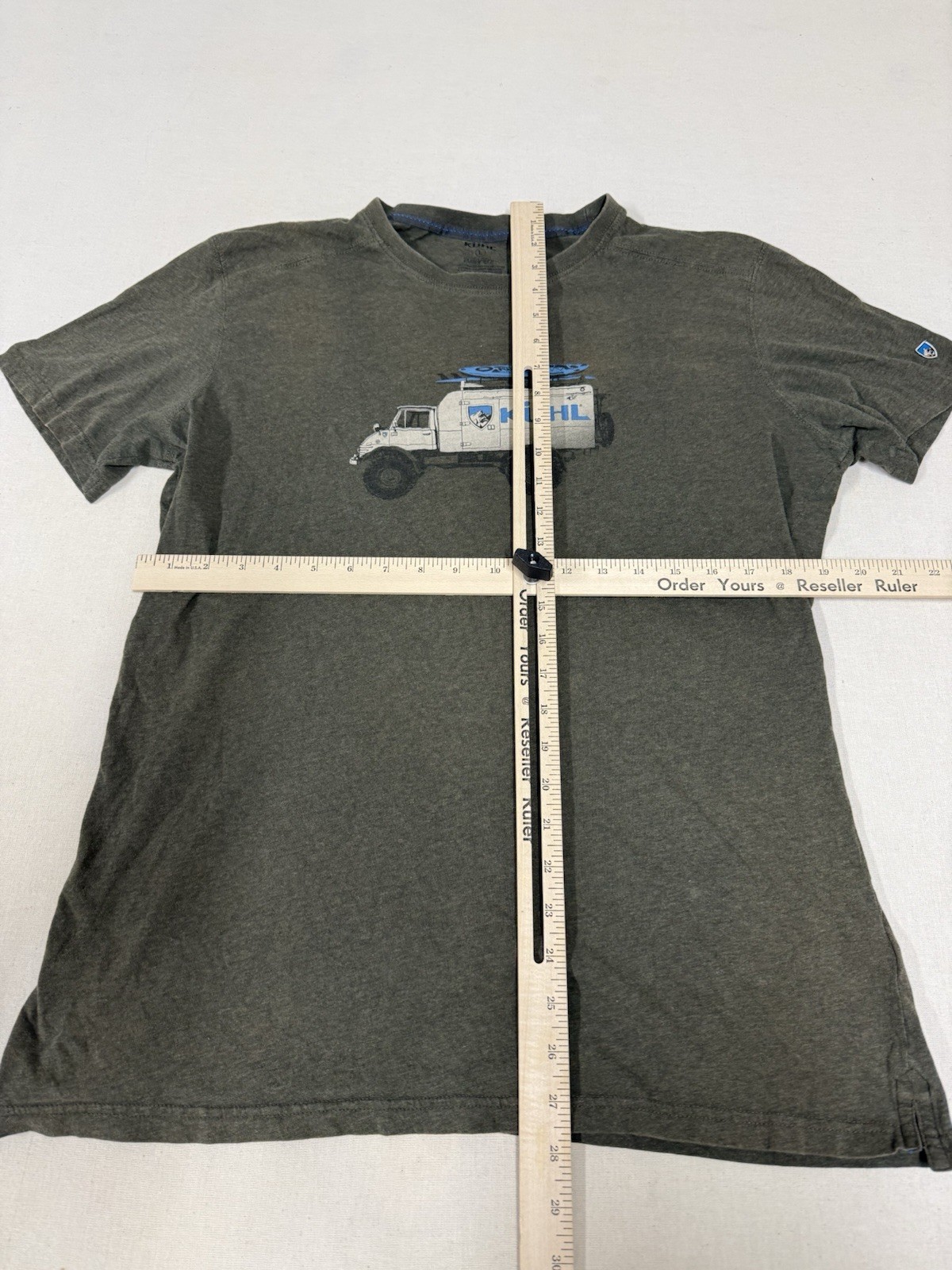 Kuhl Shirt MOG Graphic Car Truck Mens L Wildfibre Outdoor Mountains Hiking 153