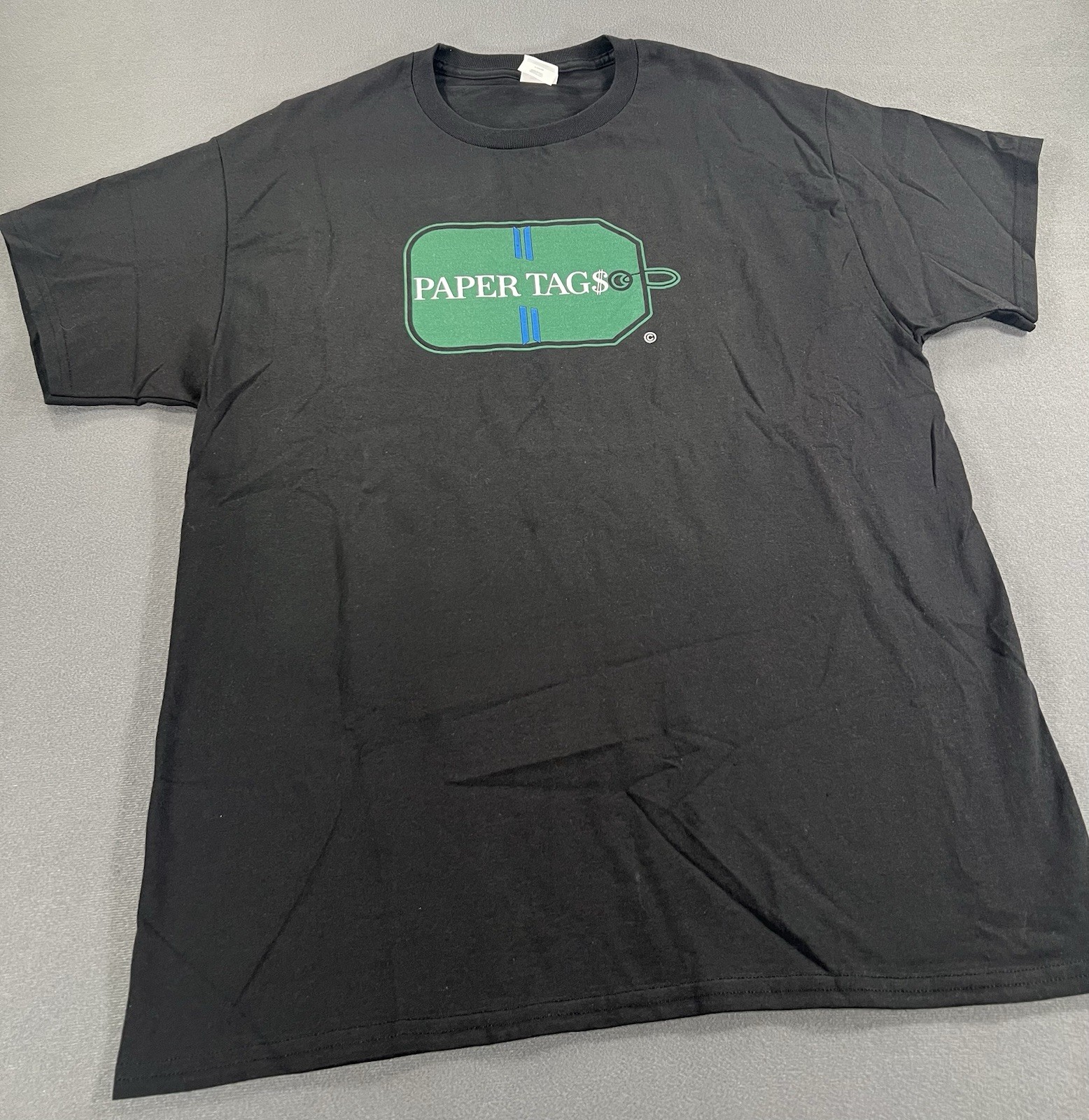 Paper Tags T-shirt Hanes Money Dollar Rich Men&rsquo;s Large NWOT